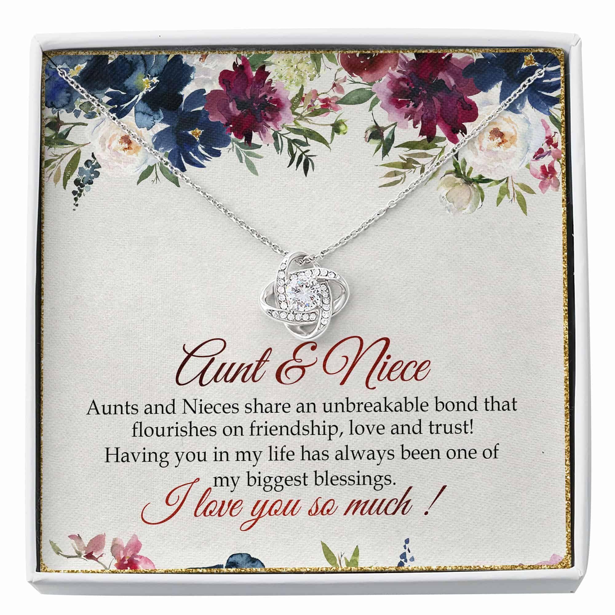 Aunt Gifts, Aunt Auntie Necklace, Aunt Gifts from Niece Nephew, Birthday  Christmas Gifts for Aunt Auntie Jewelry, Mothers Day Gifts - Walmart.com